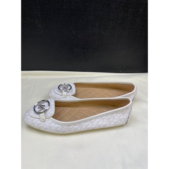 Michael Kors Women's White & Silver Casual Flats Shoes Size 8 SKU 6230 - Picture 7 of 7